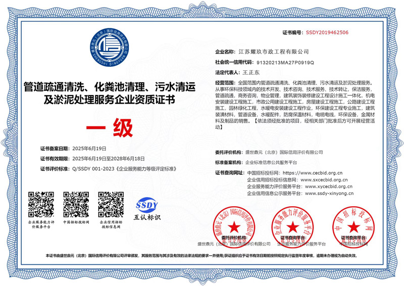 余杭企业资质证书